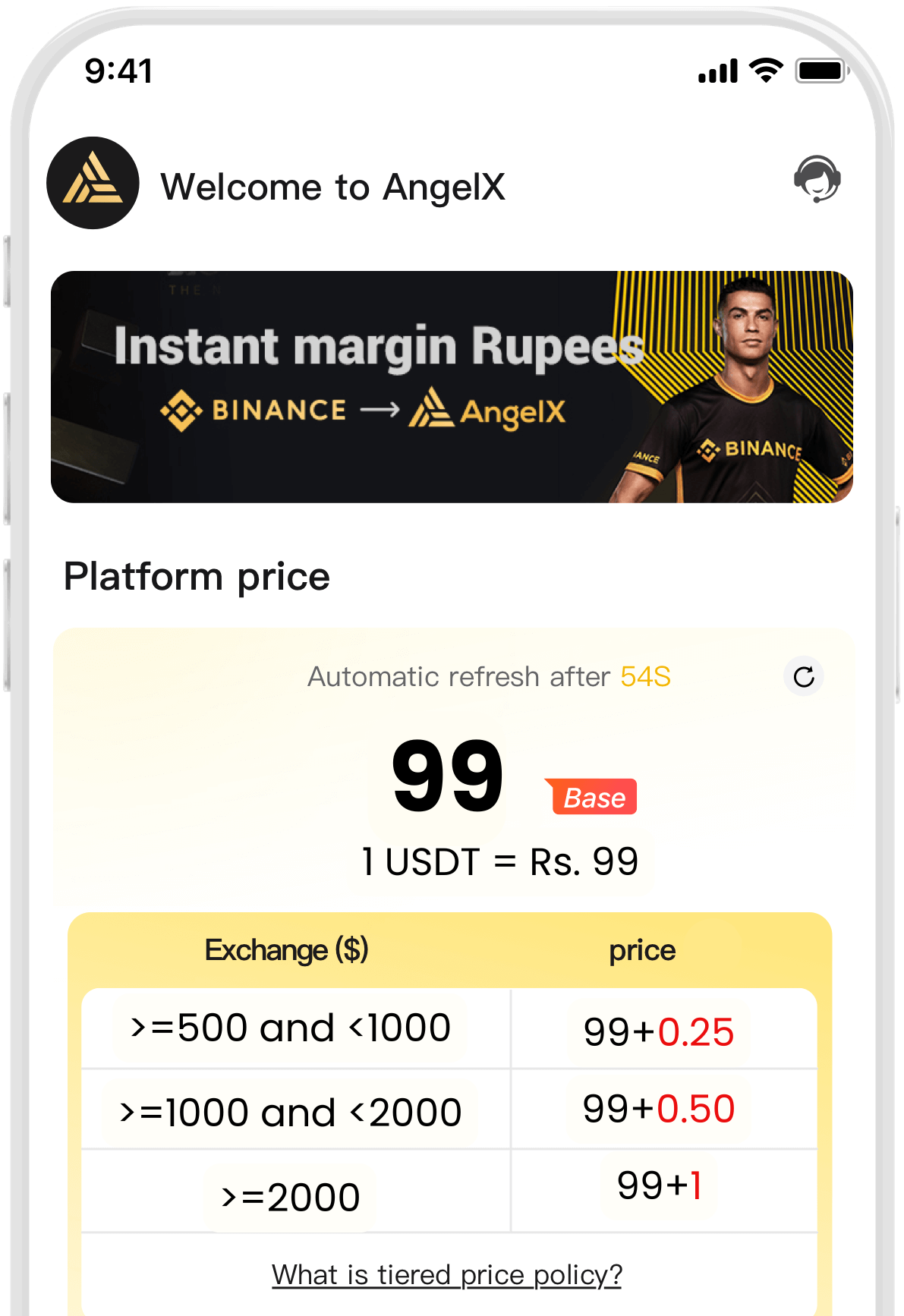 App screenshot